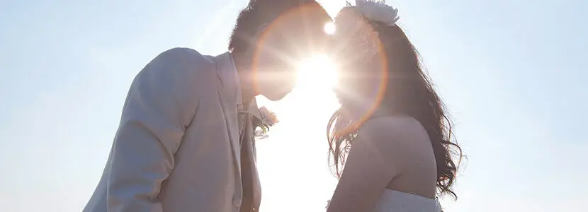 見る人の感動を呼んだ夕日のロケ撮影!カジュアルで可愛い写真にも大満足!